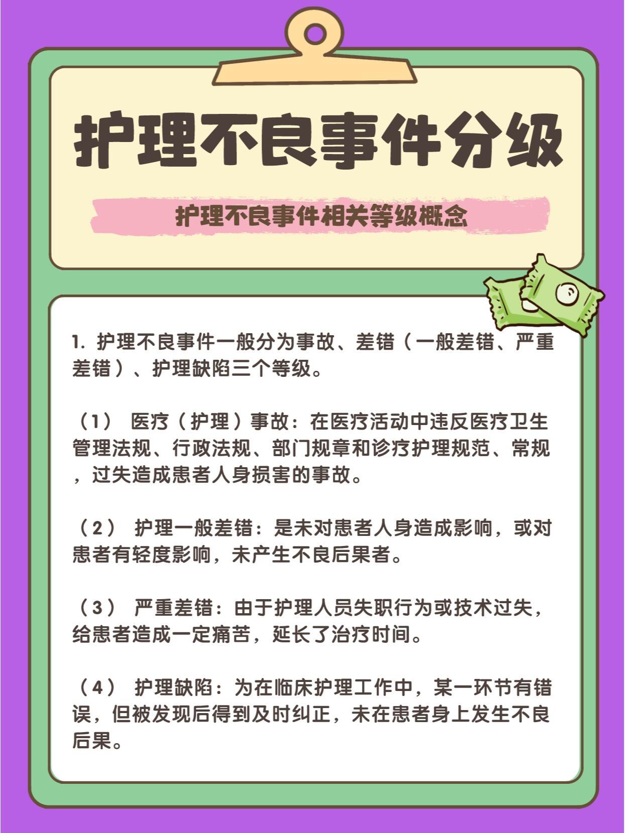 护理不良事件分级解读最新指南