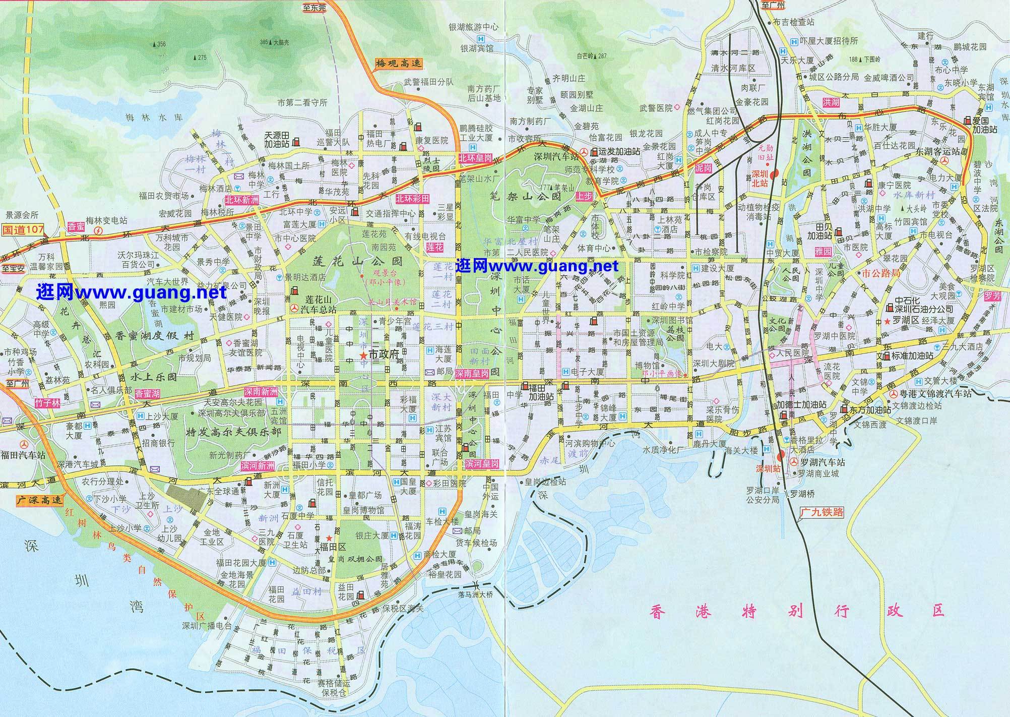 深圳市最新高清地图，城市发展与地理变迁的见证者