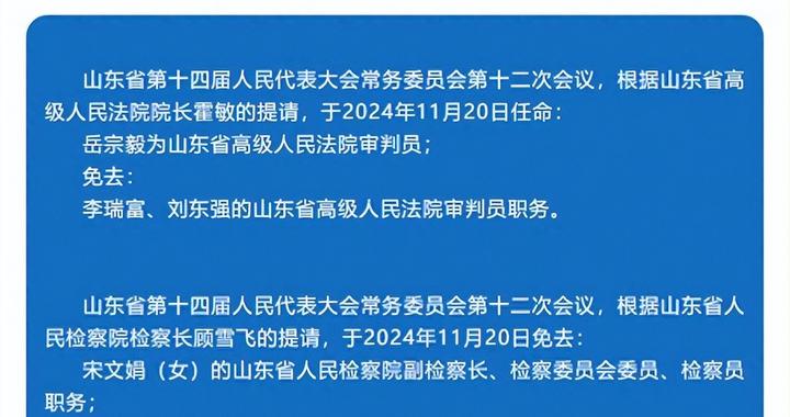 山东省人事任免最新消息全面解读与分析